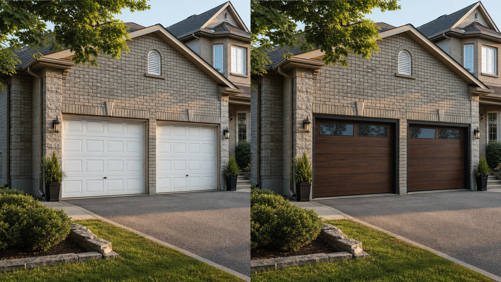 Walnut Double Garage Upgrade